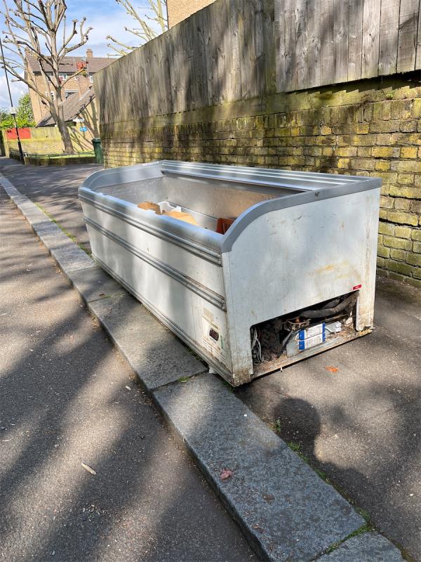 Butchers fridge on Ivy Road -29 Ivy Road, Crofton Park, London, SE4 1YS