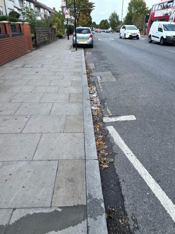 Yellow line markings have worn away out 233 Greenford Road Ub6 -233 Greenford Road, Greenford, UB6 8QZ