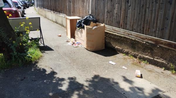 Flytip-156 Perry Rise, London, SE23 2QP