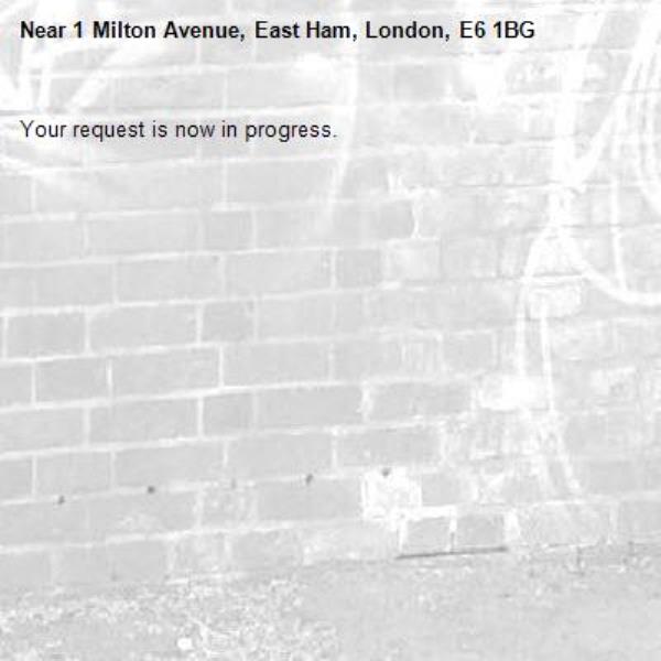Your request is now in progress.-1 Milton Avenue, East Ham, London, E6 1BG