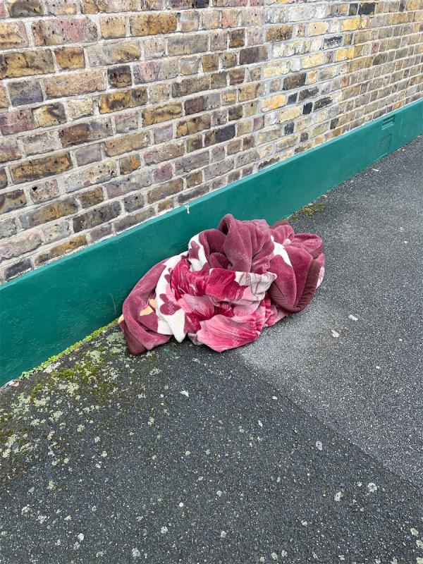 Discarded rugs -123 Station Road, Forest Gate, London, E7 0AE