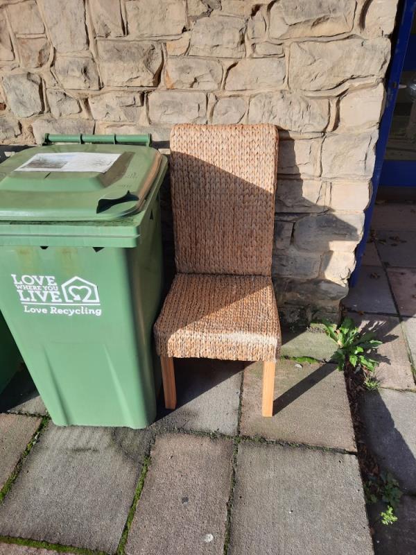 Kinross ct upper Ave

Fly tipping chair in bin area

Please clear all

Thanks john-Lincoln Court Rockhurst Drive, BN20 8UY, England, United Kingdom