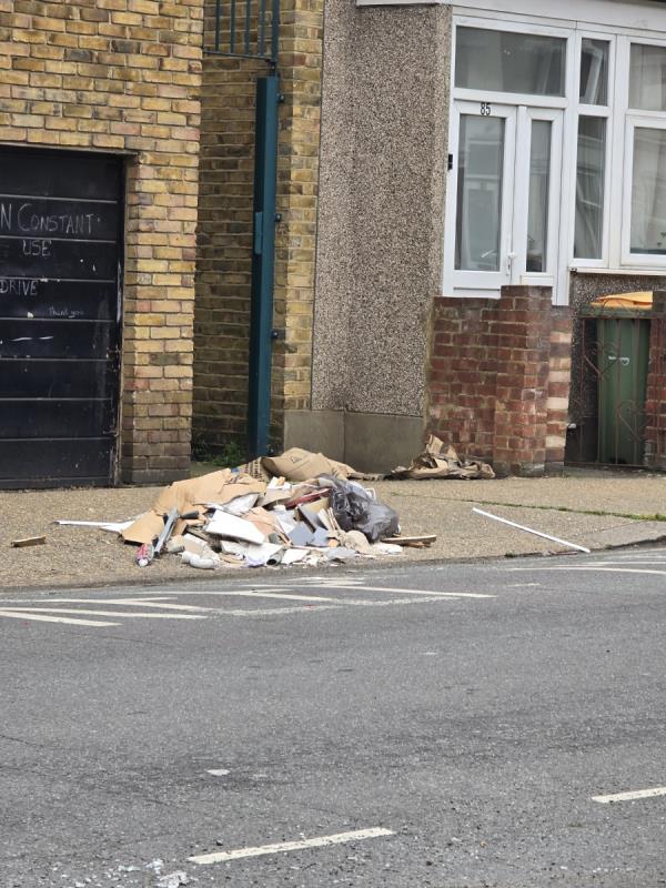 Looks like someone's dumped a load of rubbish.-85 St Bernards Road, East Ham, London, E6 1PF