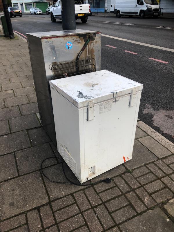 Please clear 2 fridges-450 Bromley Road, London, BR1 4PP