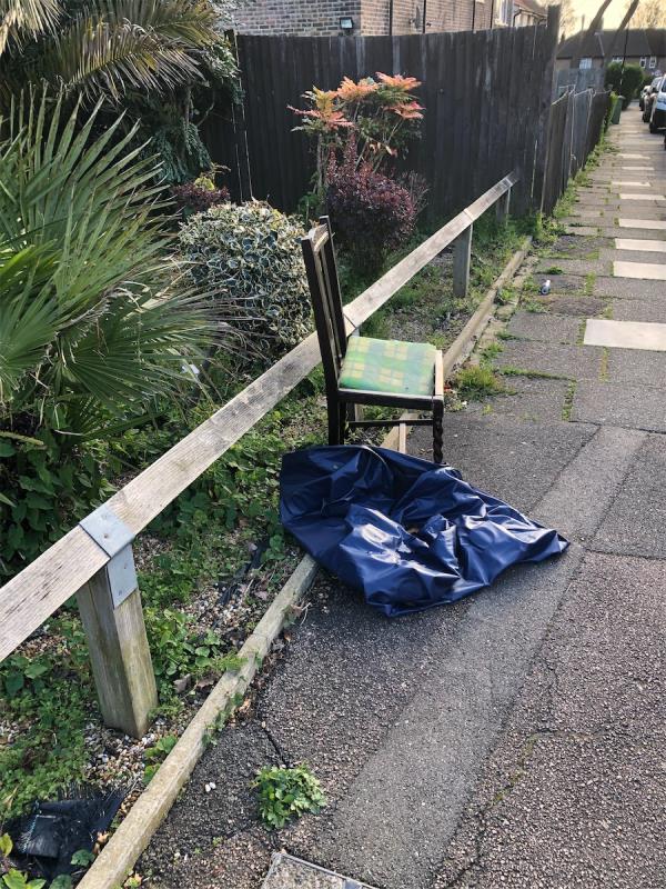 Junction of Lentmead Road. Please clear a chair-16 Shaw Road, Bromley, BR1 5NN