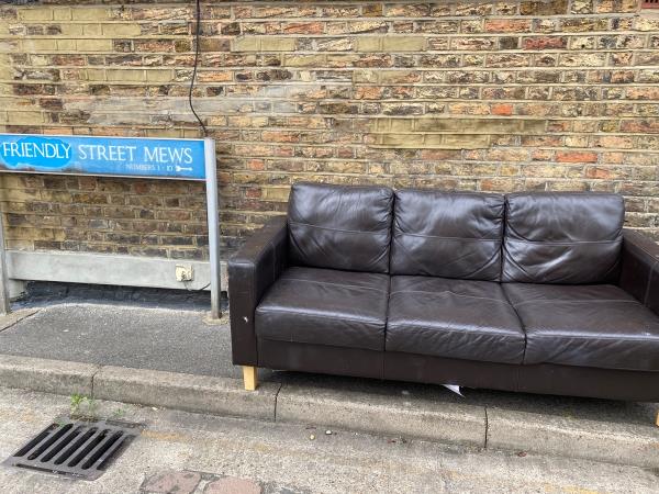 Fly tipping -8 Friendly Street, London, SE8 4DT