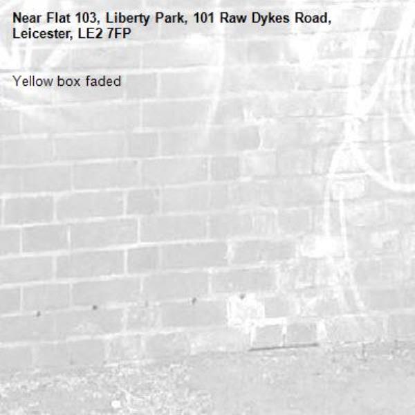 Yellow box faded -Flat 103, Liberty Park, 101 Raw Dykes Road, Leicester, LE2 7FP
