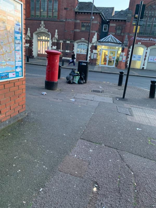 Rubbish everywhere in # PLASHED ward
# Coleridge Avenue unloved by anyone -Post Office, Post Office, 406 High Street North, Manor Park, London, E12 6RH