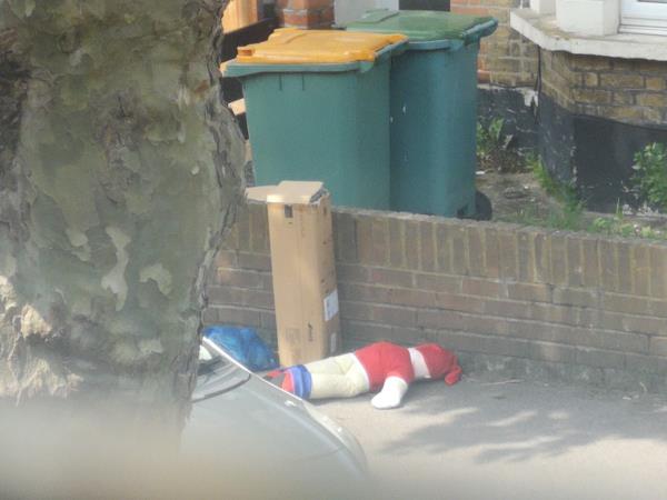 Rubbish dumped -51 Frinton Road, East Ham, London, E6 3EZ