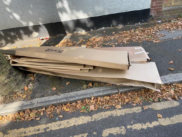 Dumped on pavement -4 Hubert Road, East Ham, E6 3EY