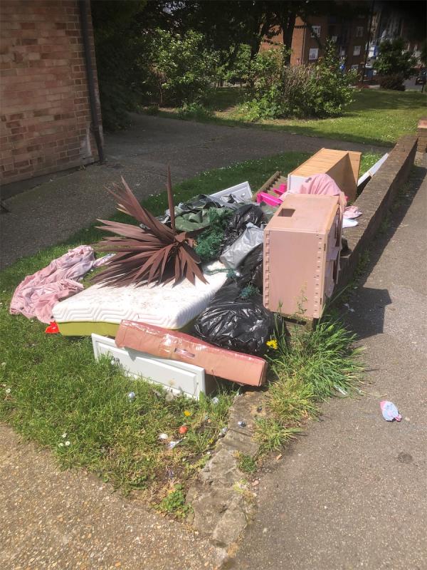 80-88. Please clear flytip of assorted items-92 Courthill Road, Hither Green, London, SE13 6HA