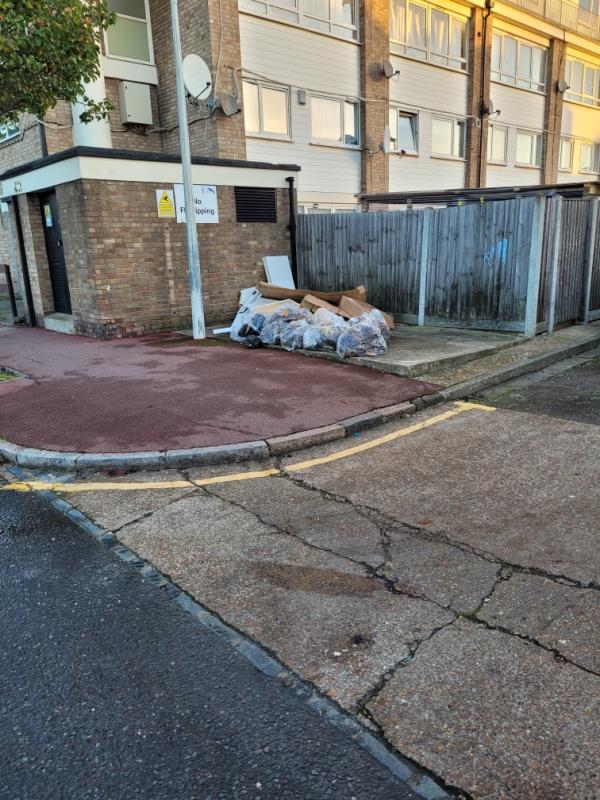 Road sweper bags and bulky items -2 Buckingham Road, Stratford, E15 1SW, England, United Kingdom