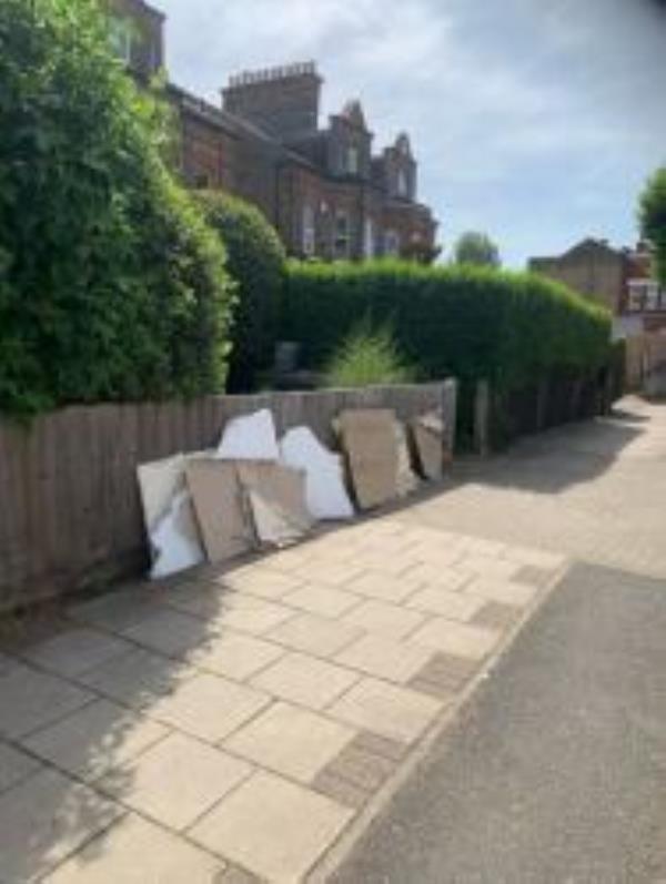 Please clear flytipped waste,
Reported via Fix My Street-58 Newlands Park, London, SE26 5NE