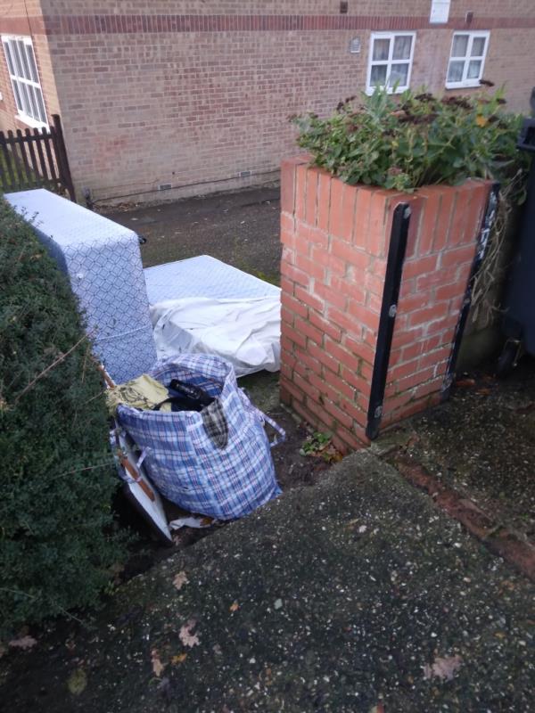 Not sure If flytipped mattress/bed etc is on council land but have taken away. -8 Lower Meadow Road, RG2 7LZ, England, United Kingdom