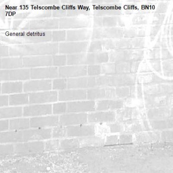 General detritus -135 Telscombe Cliffs Way, Telscombe Cliffs, BN10 7DP