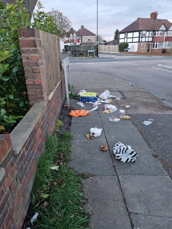 Fly tipping -37 exford road