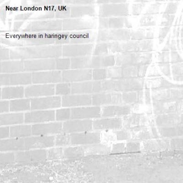 Everywhere in haringey council-London N17, UK