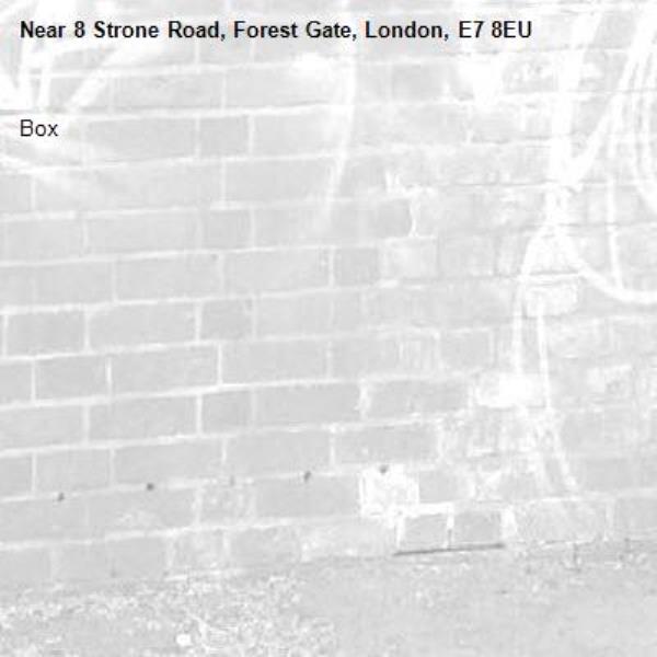 Box-8 Strone Road, Forest Gate, London, E7 8EU