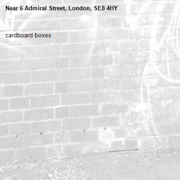 cardboard boxes-6 Admiral Street, London, SE8 4HY