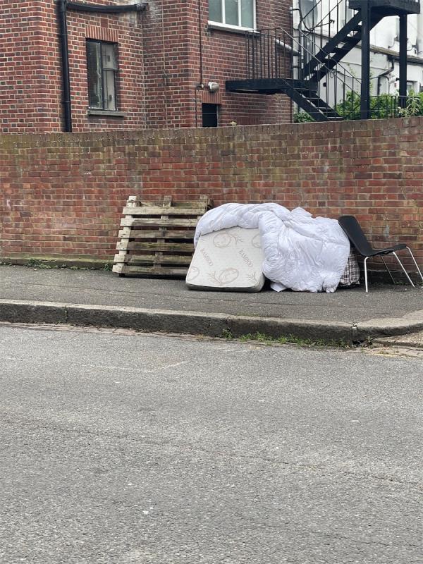 Flys have fly tipped yet again. Saw them doing it -2A, Crosby Road, Forest Gate, London, E7 9HU