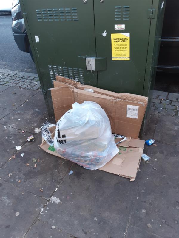 Domestic waste.  Box's -26 Central Park Rd, London E6 3DY, UK