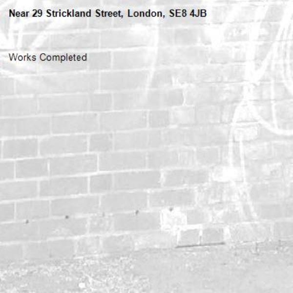 Works Completed-29 Strickland Street, London, SE8 4JB