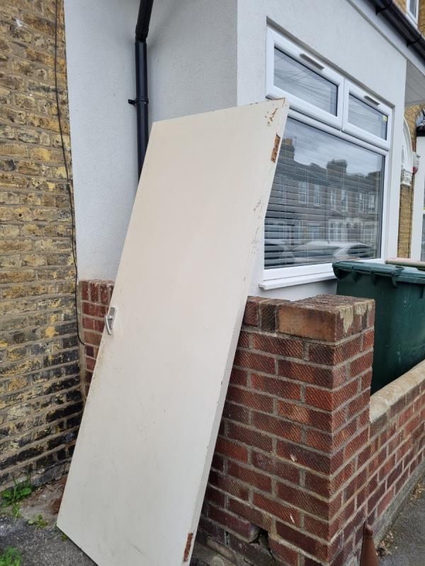 Door dumped -1 Stirling Road, Plaistow, London, E13 0BJ