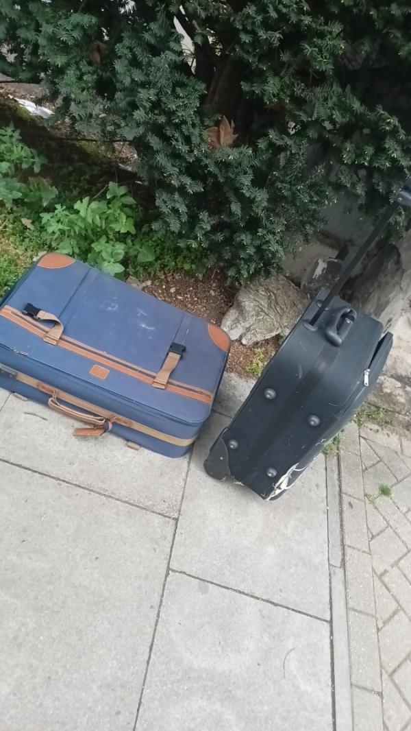 Abandoned suitcases-April Glen, London