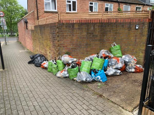 Loads  of rubbish dumped-10 Skelgill Road, London, SW15 2EF