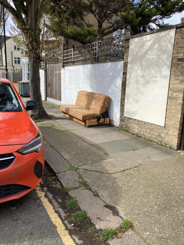 Sofa dumped-8 Horace Road, Forest Gate, London, E7 0JG