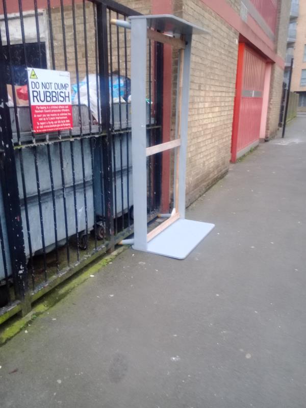 Fly tipping -121 Hooper Road, Canning Town, London, E16 3QD