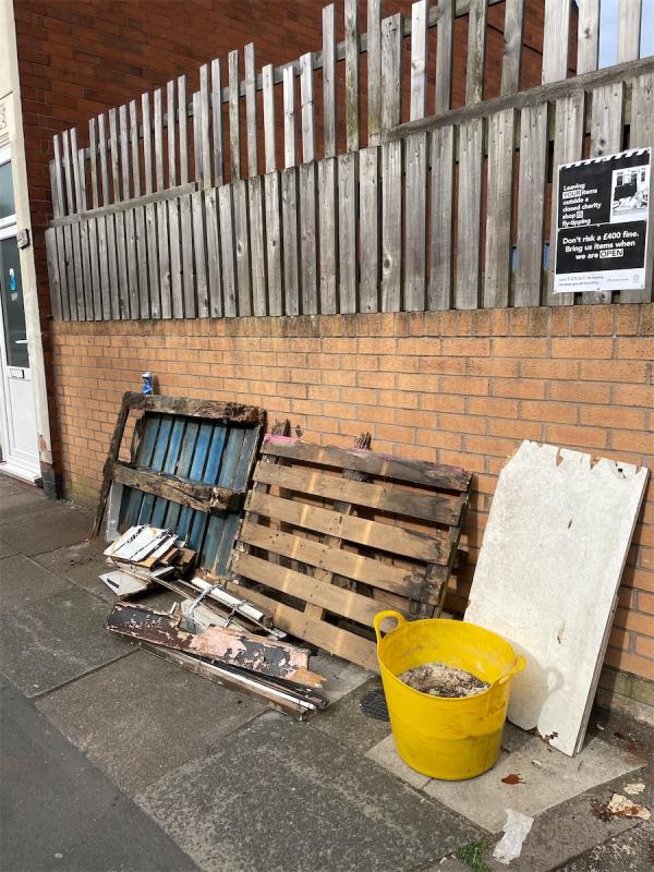 Builders waste-6 Woodland Road, Leicester, LE5 3PF