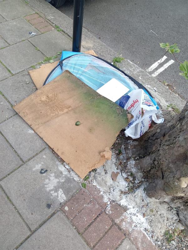Fly tipping -31 Halley Road, Forest Gate, London, E7 8DS