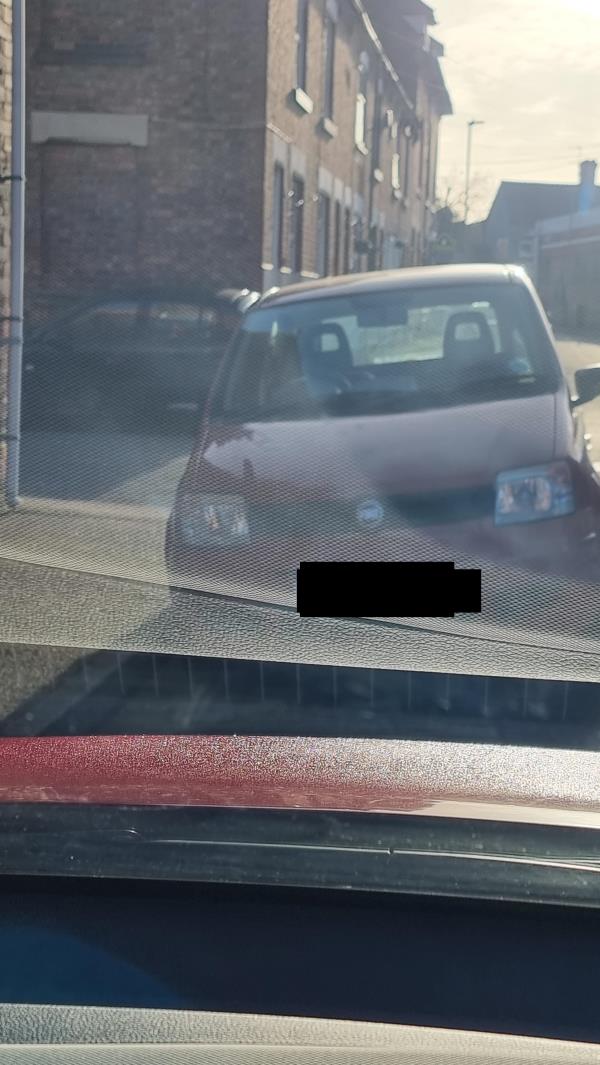 Red fiat HV04 MXF has been abandoned on the corner by number 54 Earl Russell Street Across from Flat 2 Russell Court, the Road tax ran out today and the MOT runs out on the 20th Feb. -17 Earl Russell Street, Aylestone, LE2 8LH, England, United Kingdom