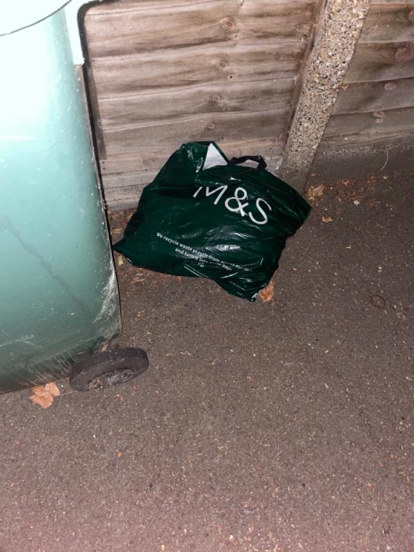 This bag was dumped days ago - thanks-86 Lorne Road, London, E7 0LL